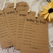 Set of 12 Baby Shower Wishing Tree Tags Wishes for Baby