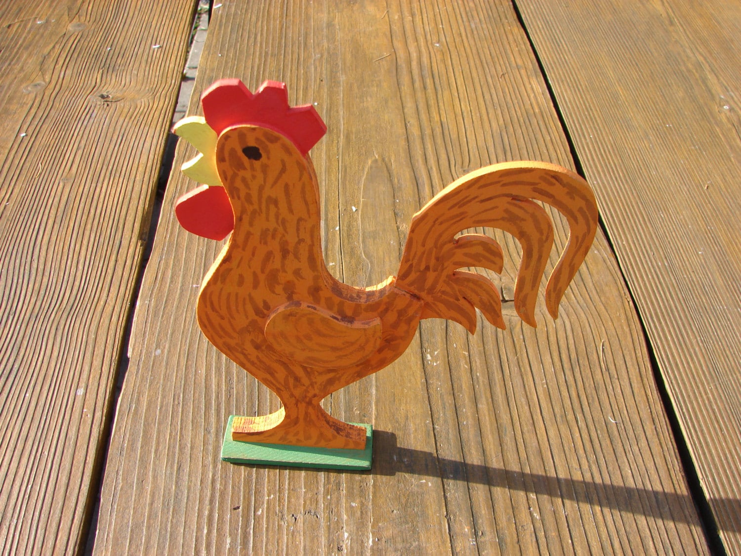 chinese new year wood rooster