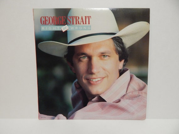 George Strait Right Or Wrong Vinyl Record LP by VinylRecordBarn