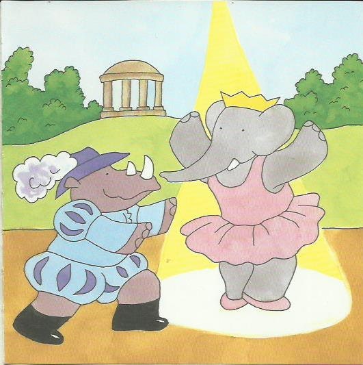 babar the elephant ballerina pink dress