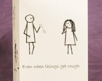 NEW! Funny Mature Adult Dirty Naughty Cute Love Greeting Card for birthday, valentines, anniversary - rough