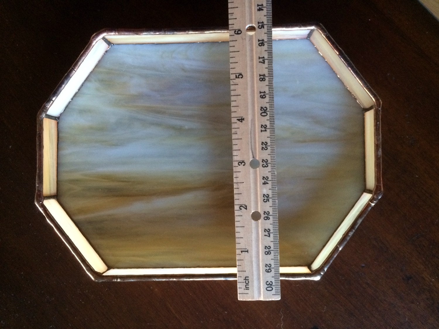 Stained Glass Tray by Handwrought on Etsy