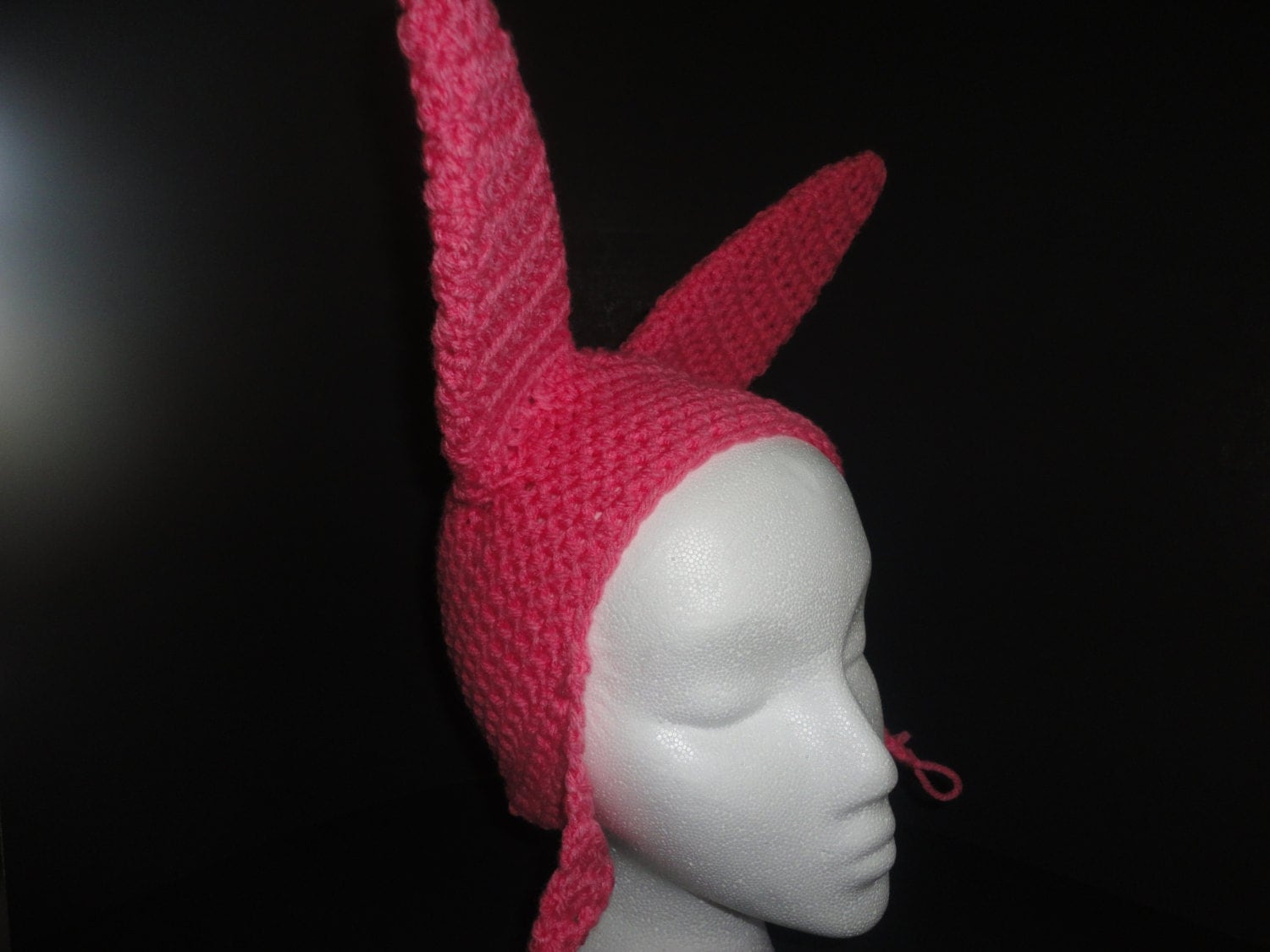 Adult Crocheted Louise Belcher Bob&#39;s Burgers Pink Bunny