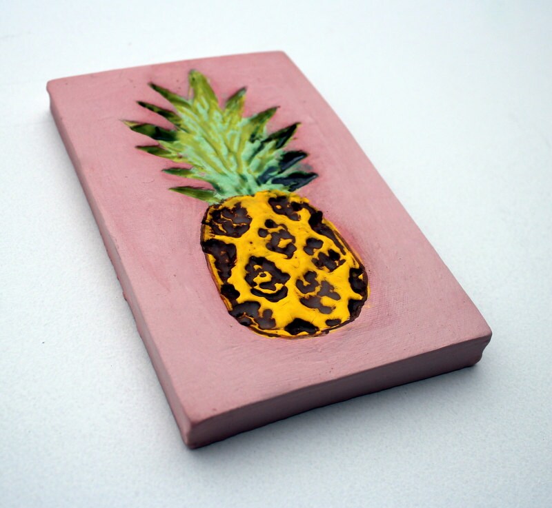 Pineapple tile pineapple art ceramic tile by