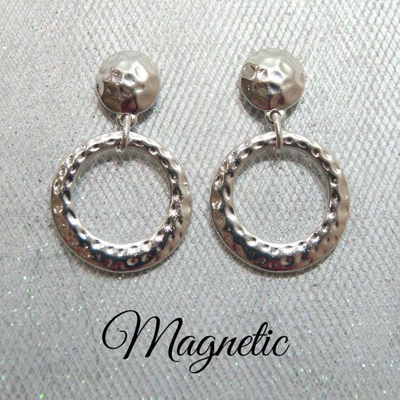 Magnetic hoop earrings Clearance