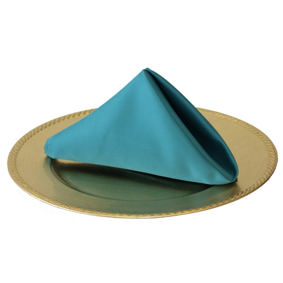 Teal Napkin for Weddings 20 Inch L'amour by YourChairCovers