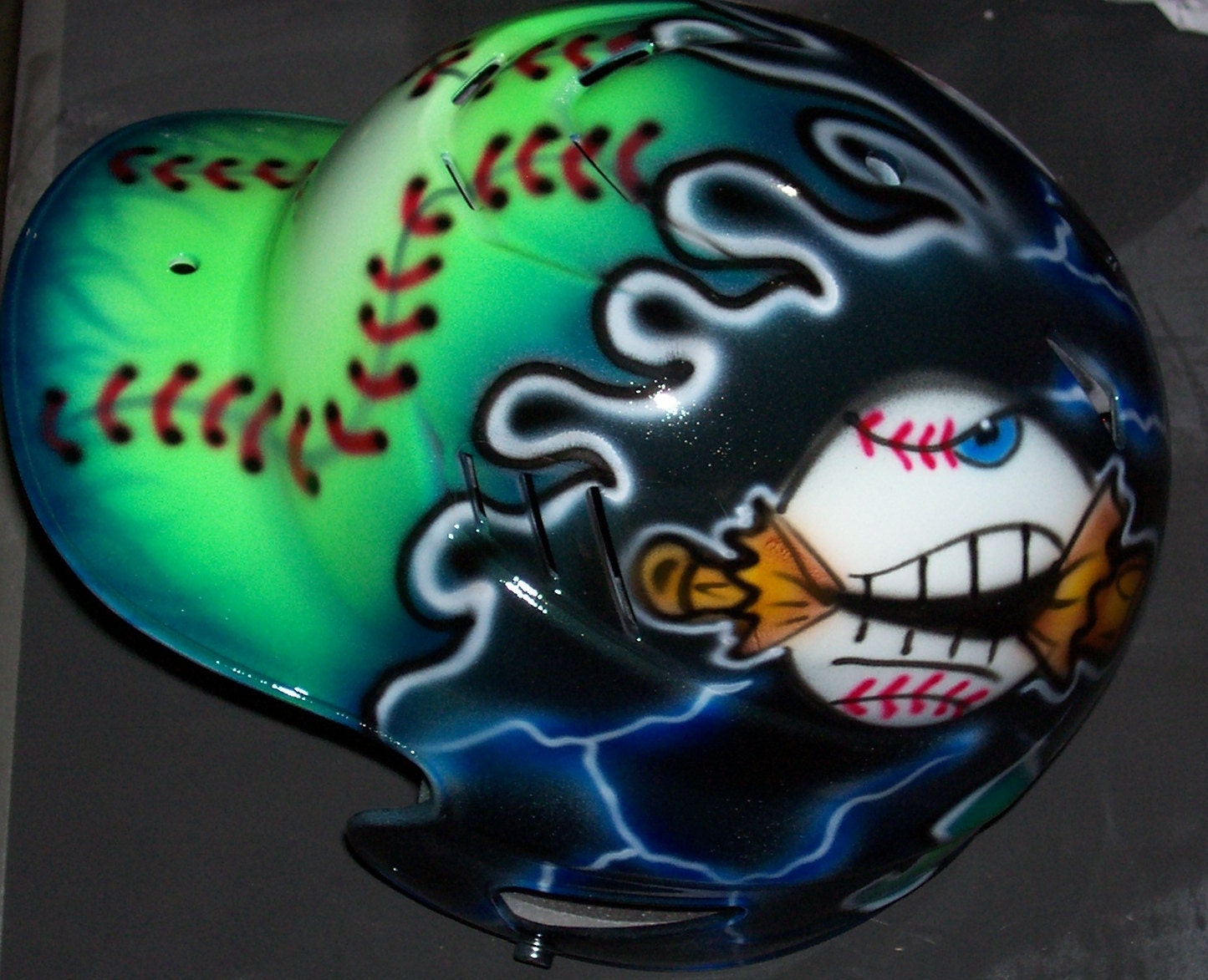 Airbrushed Batting Helmet Baseball new Personalized Rawlings