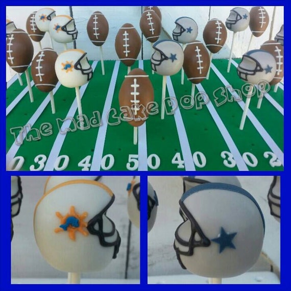 Football Jersey Cake Pops Football Helmet by
