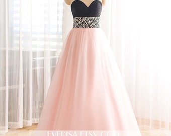 Items similar to Strapless Organza ball Gown Prom Dress - REN11G55 on Etsy