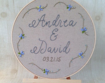Personalized Hand Embroidered Goods by Embroiderwee on Etsy