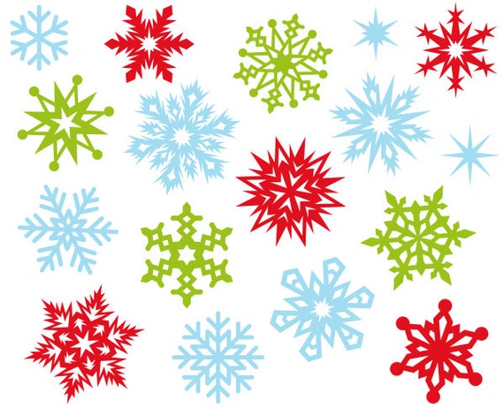 christmas clipart snowflakes - photo #12
