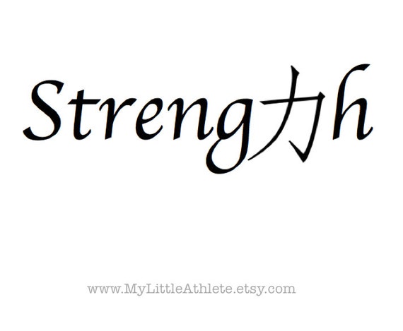 strength symbol chinese tattoos Symbol Strength Quote Strength Chinese for Temporary Tattoo