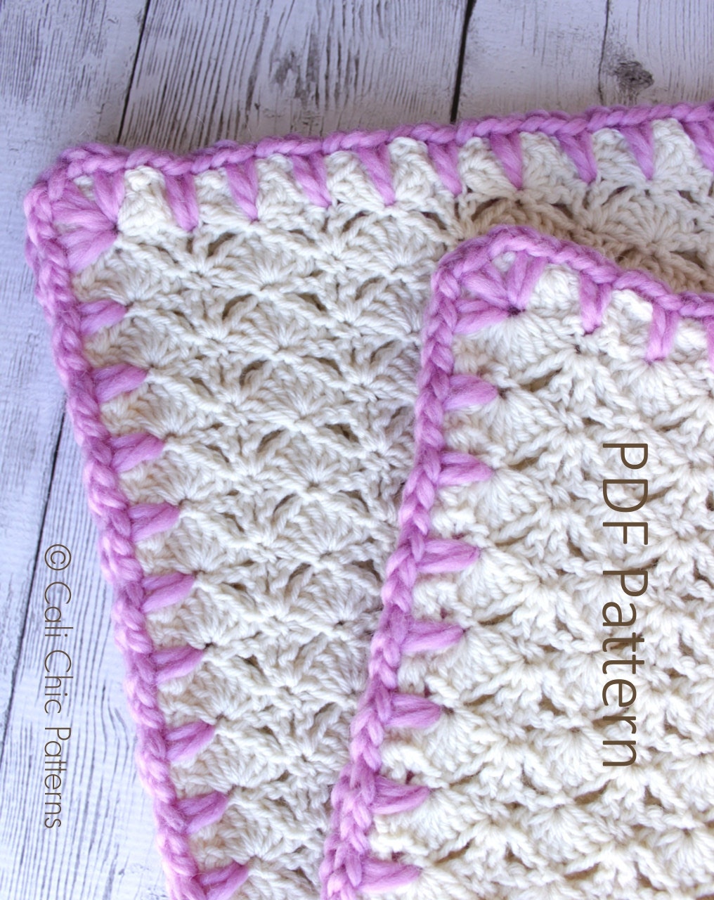 Crochet Baby Blanket PATTERN 16 Cupcake Crochet Blanket