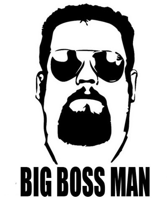 Items similar to Big Boss Man Decal on Etsy