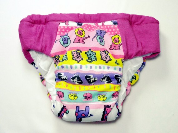 Girls Potty training pants with hidden waterproof layer. Eco