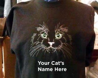 Cat Sweatshirt with Cat's Name
