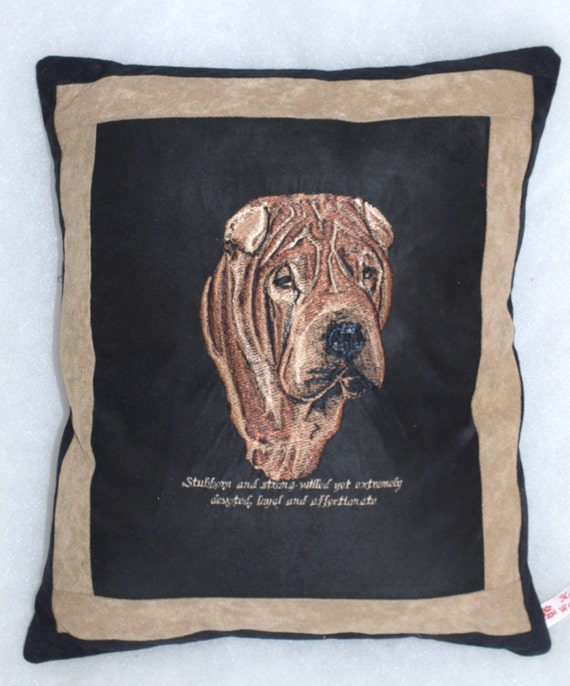 shar pei pillow