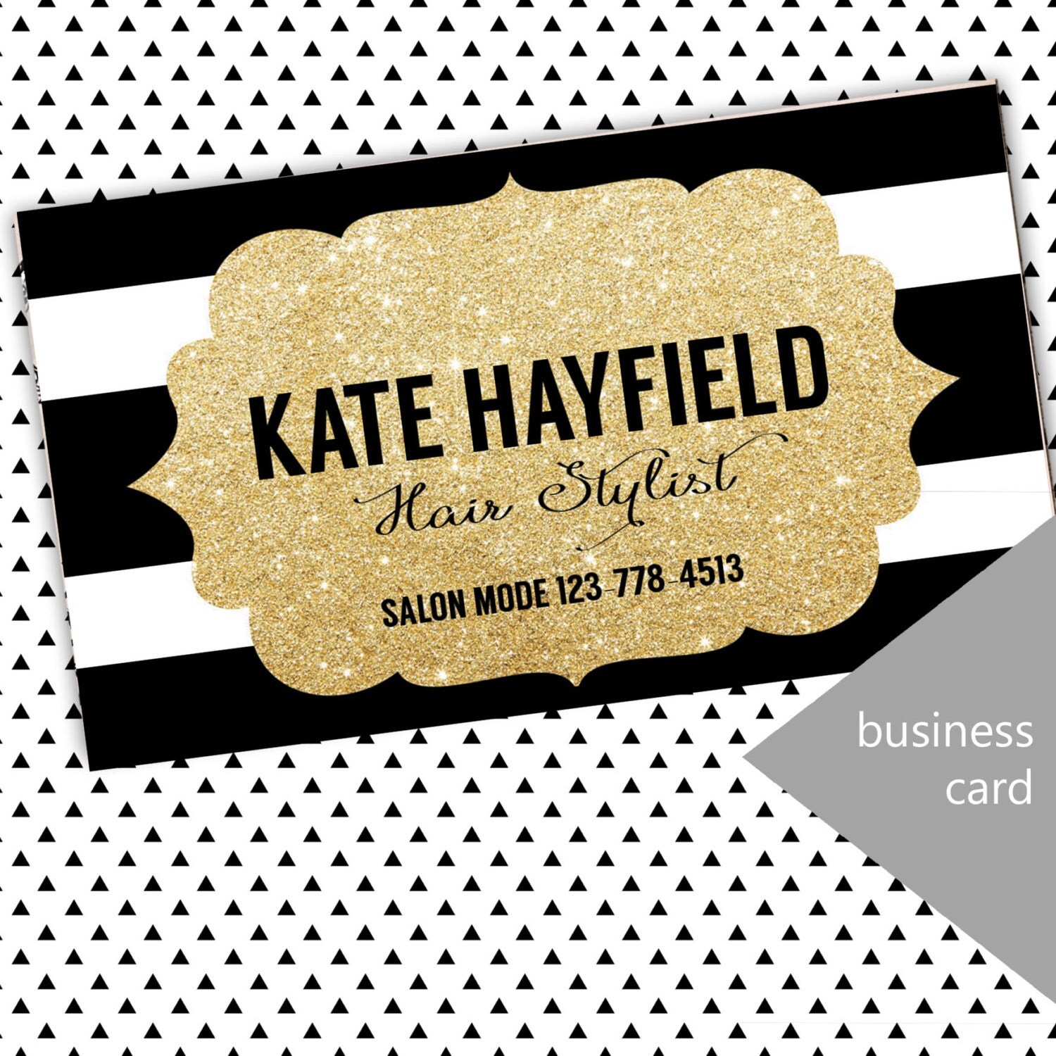 Hair Stylist Business Cards Boutique Business By TrendyDownloads