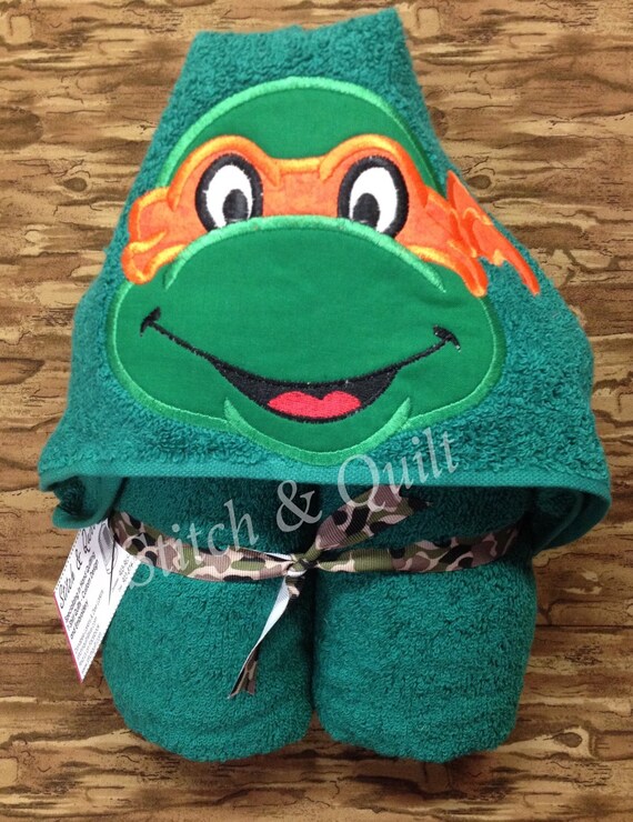 Personalized Towels for Kids Hooded towel for by StitchandQuilt