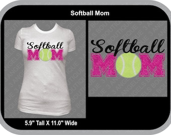 Softball Mom SVG Cutter Design INSTANT DOWNLOAD