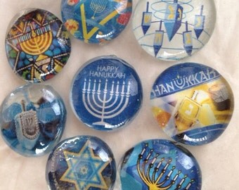 hanukkah glass magnets hanukah magnets chanukah magnets hanukkah decorations holiday decor - Hanukkah Decorations hanukkah glass magnets hanukah magnets chanukah magnets hanukkah decorations holiday decor - Hanukkah Decorations