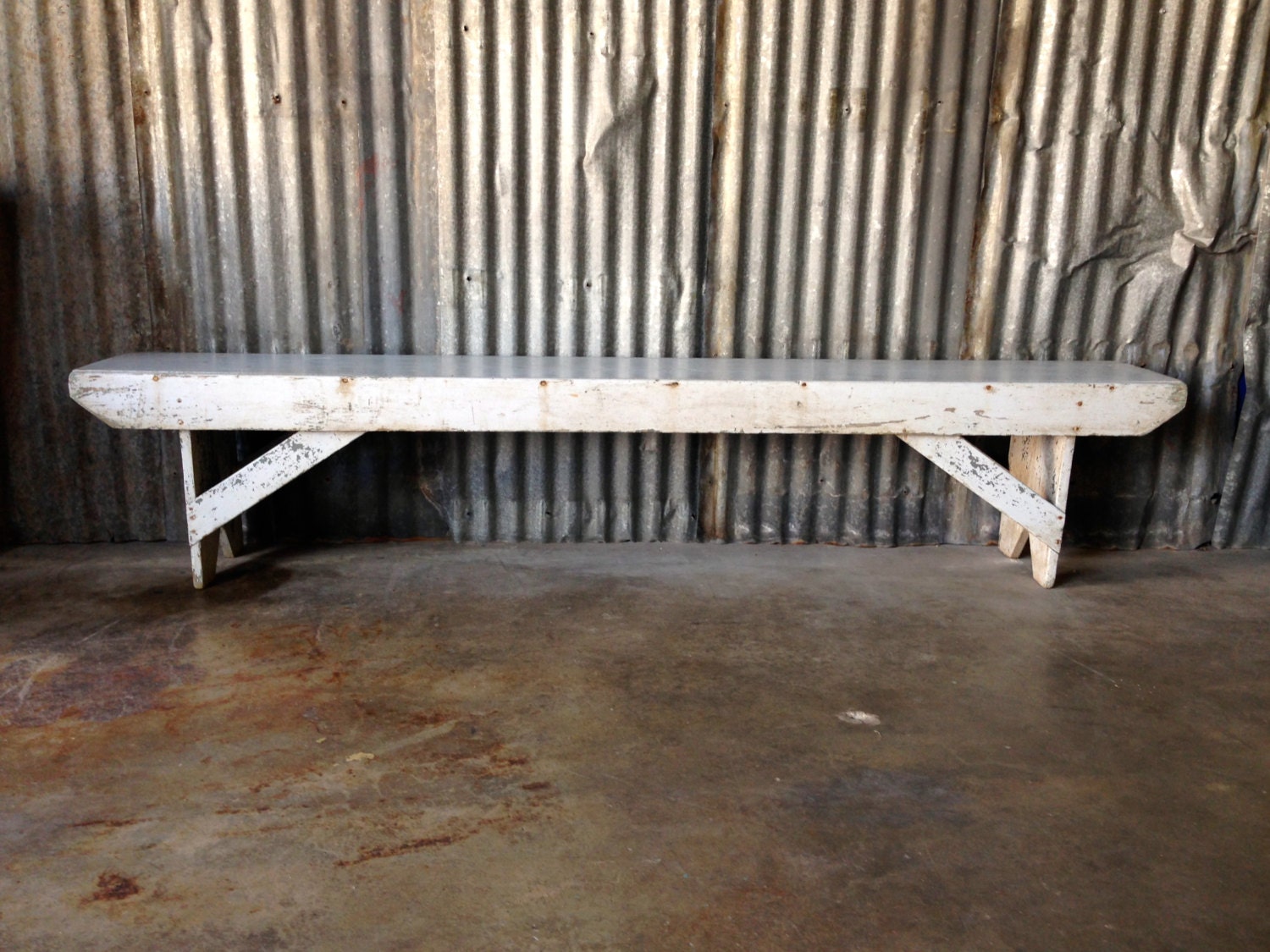 Antique Grey Wood Bench – Haute Juice
