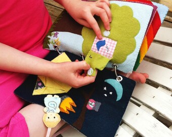 Ada's Quiet Book - DIY Pattern * Quiet Book Pattern * Toy Pattern * Heirloom Toy * Felt Book * Kids' Toys