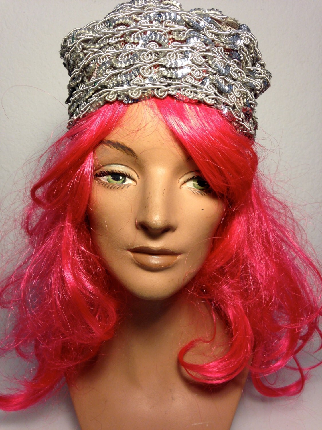 FREE SHIPPING Sequin Pill Box Hat Haute Juice