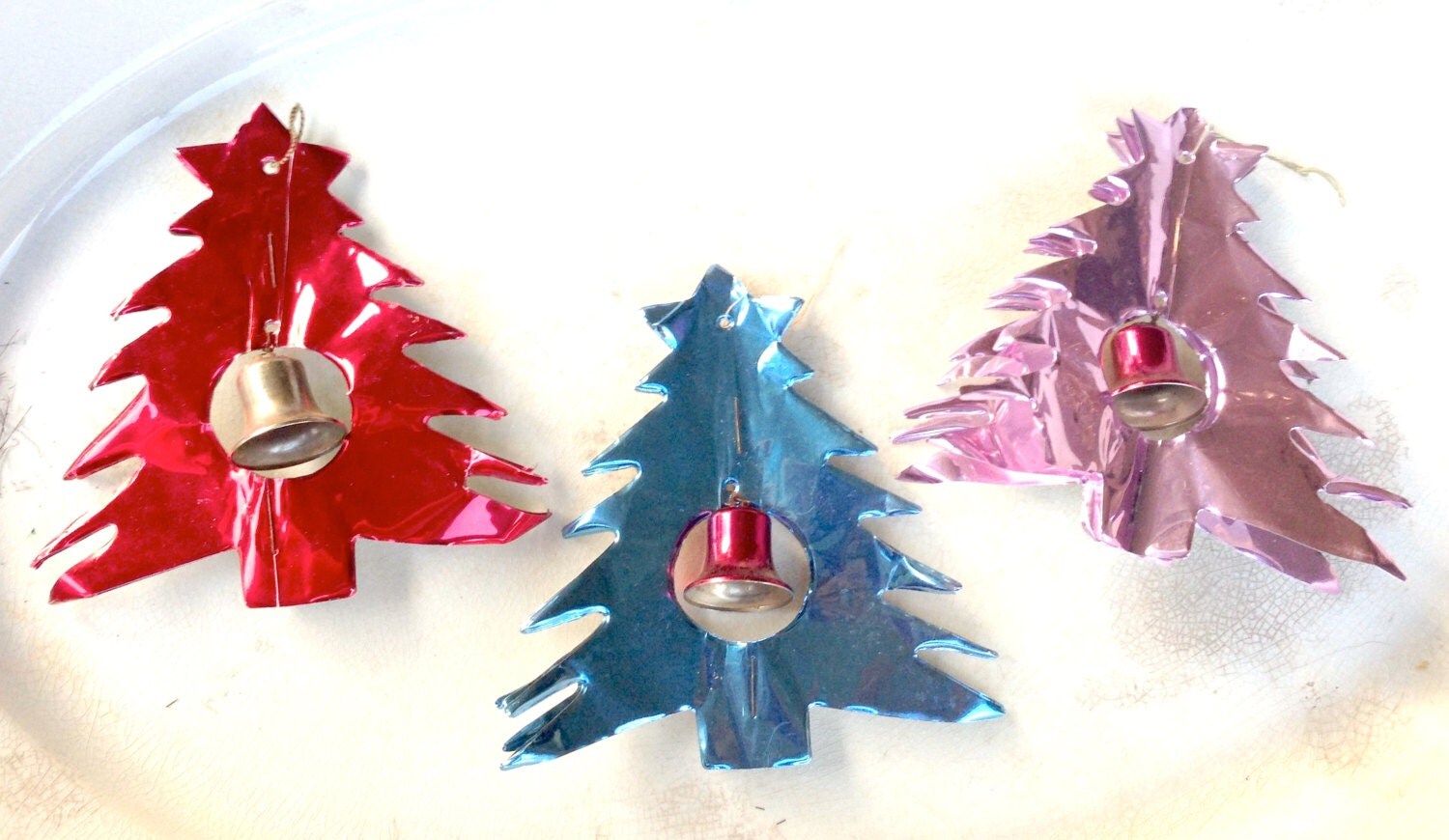 vintage foil christmas tree vintage christmas ornament vintage foil christmas tree vintage christmas ornament
