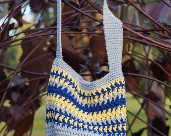 Crochet Bag Crocheted Market Bag Crochet Beach Bag