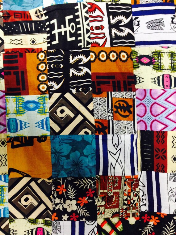 African Patchwork fabric per yard Perfect for by FabricGiantUSA