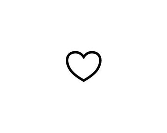 Love heart stamp | Etsy