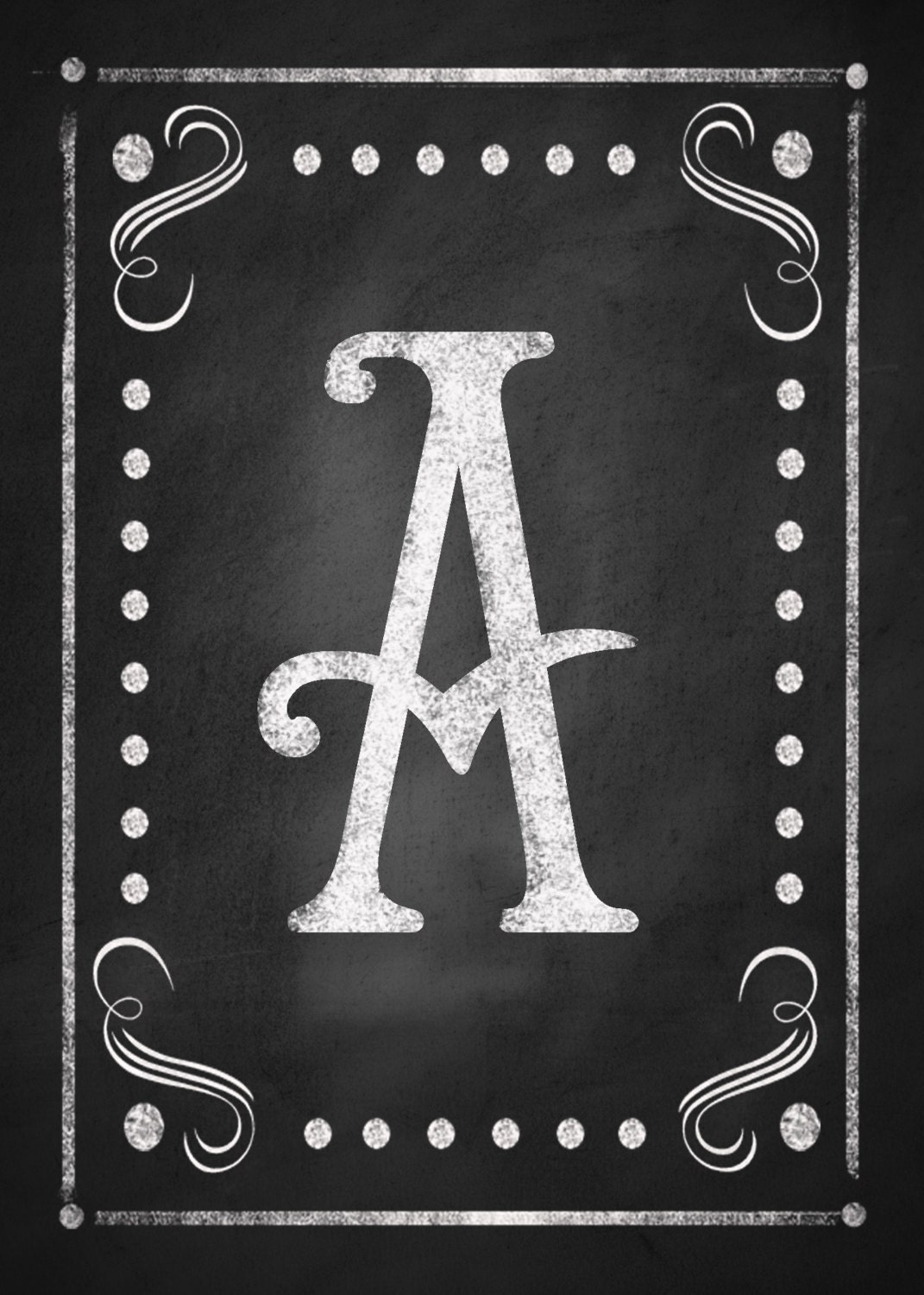 It is a picture of Impeccable Printable Chalkboard Letters This is a graphic of Impeccable Printable Chalkboard Letters