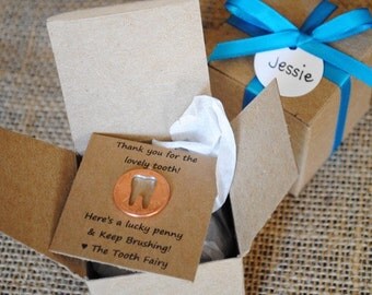 Tooth Fairy Letter/ Gift/ Secret Message/ Lucky Penny