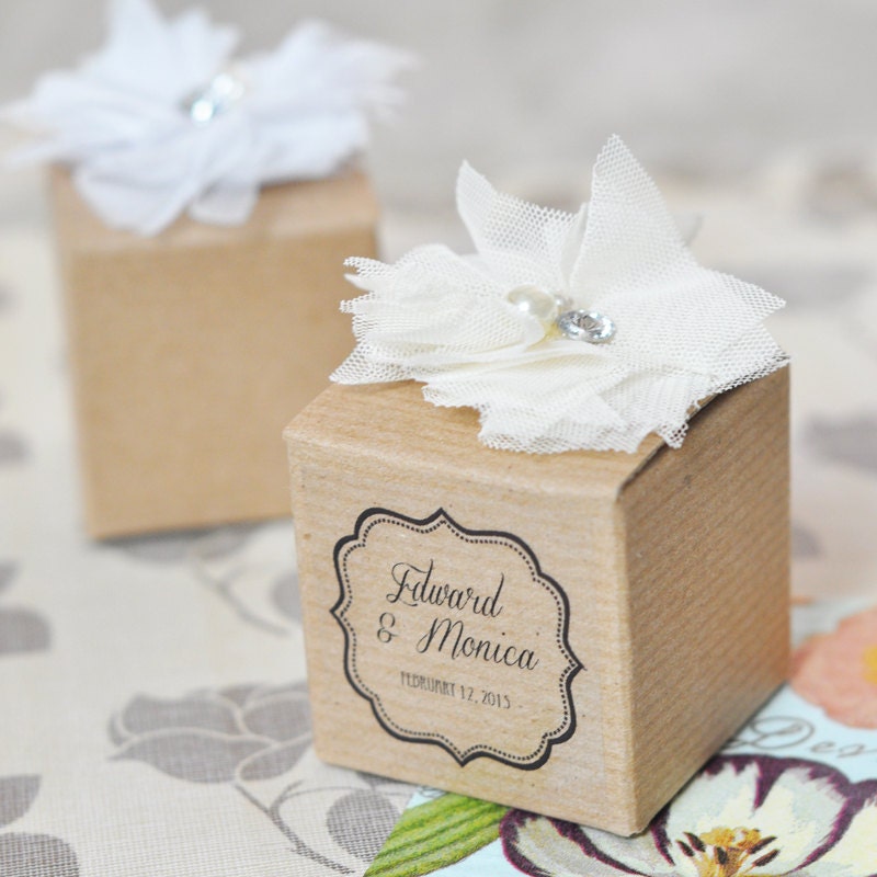 Rustic Wedding Favor Boxes 1