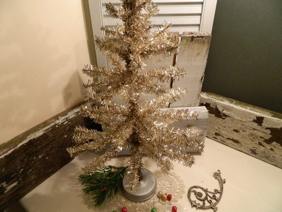 vintage retro small aluminum christmas tree vintage retro small aluminum christmas tree