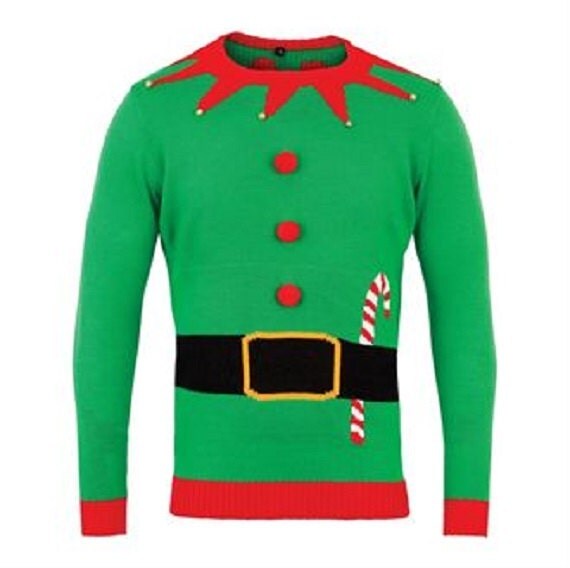 Items similar to Novelty Elf 3D Christmas Jumper on Etsy