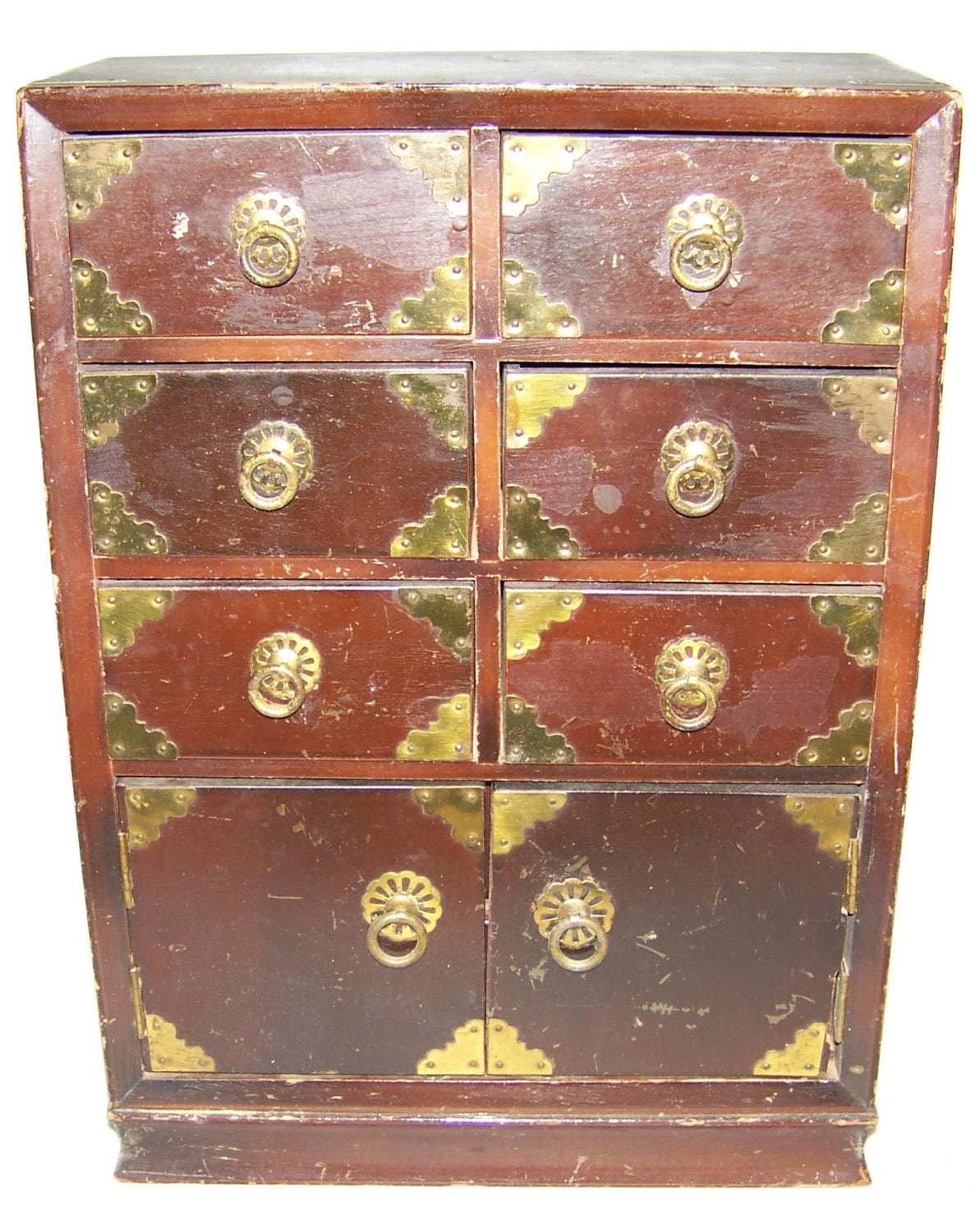 Antique Japanese Musical Jewelry Box Mahogany by AntiquesAtlanta
