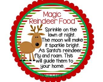 Magic reindeer food | Etsy