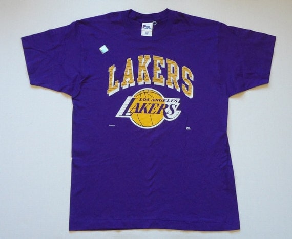 Los Angeles Lakers Shaquille O'Neal T-Shirt by thebrokenzipper