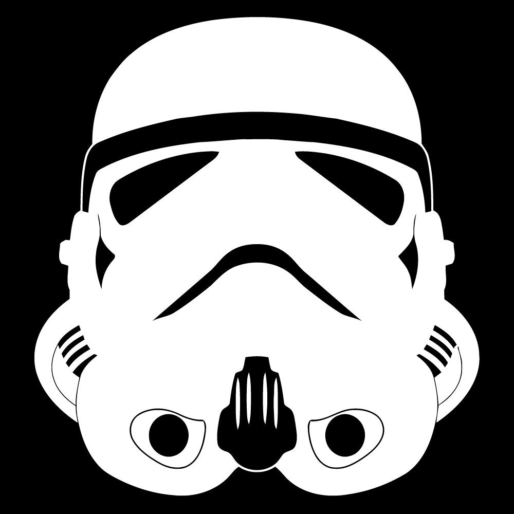 Storm Trooper Sticker Decal by Vaultvinylgraphics on Etsy