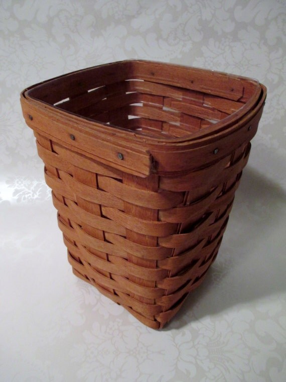 Basket Vintage Basket Longaberger Basket 1990 Longaberger