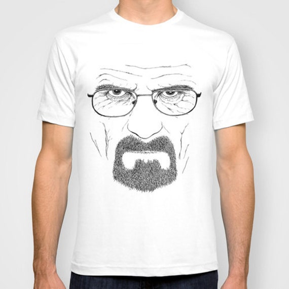 walter white blue shirt