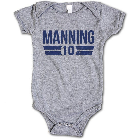 Eli Manning NFLPA Officially Licensed New York Onesie 3M-24M