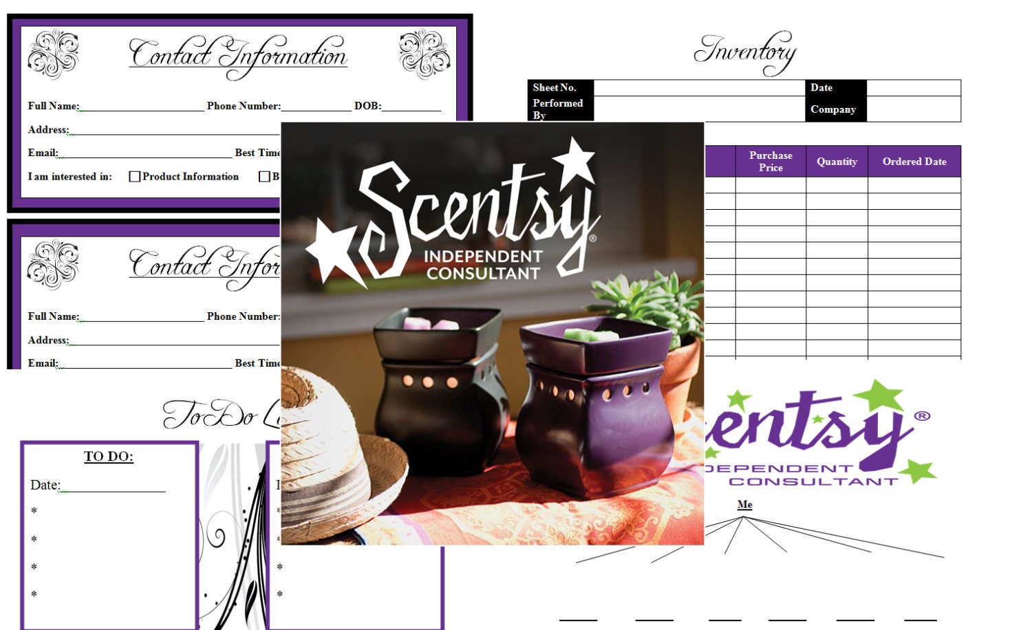 party planner on scentsy workstation