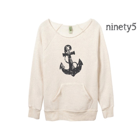 Anchor Shirt. Super Soft Fleece Sweatshirt with by