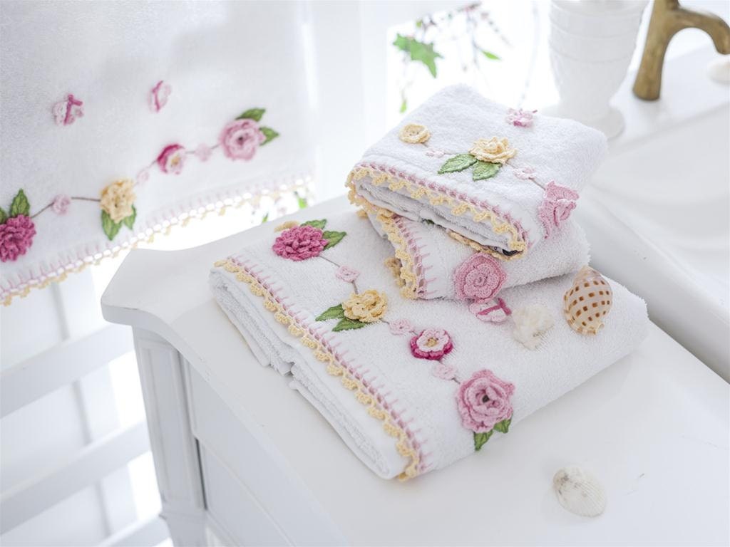 Lizzie Handmade Crochet TowelGuest TowelHandmade TowelTea