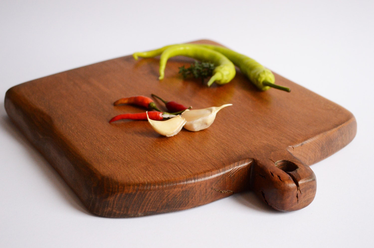 Wooden cutting board Beech chopping board Wooden by PenoffCrafts