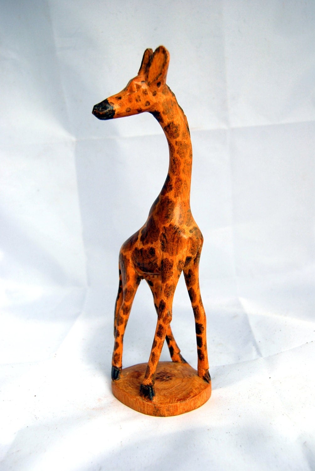 Hand carved wooden giraffe from africa wooden figurine super