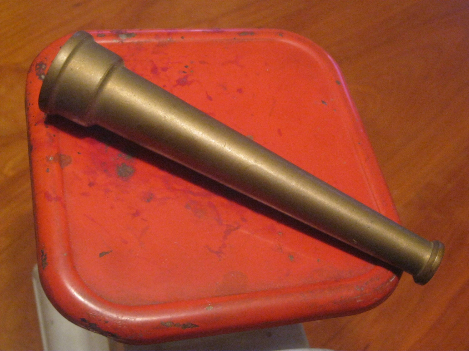 Brass Fire Hose Nozzle / Vintage Garden Nozzle